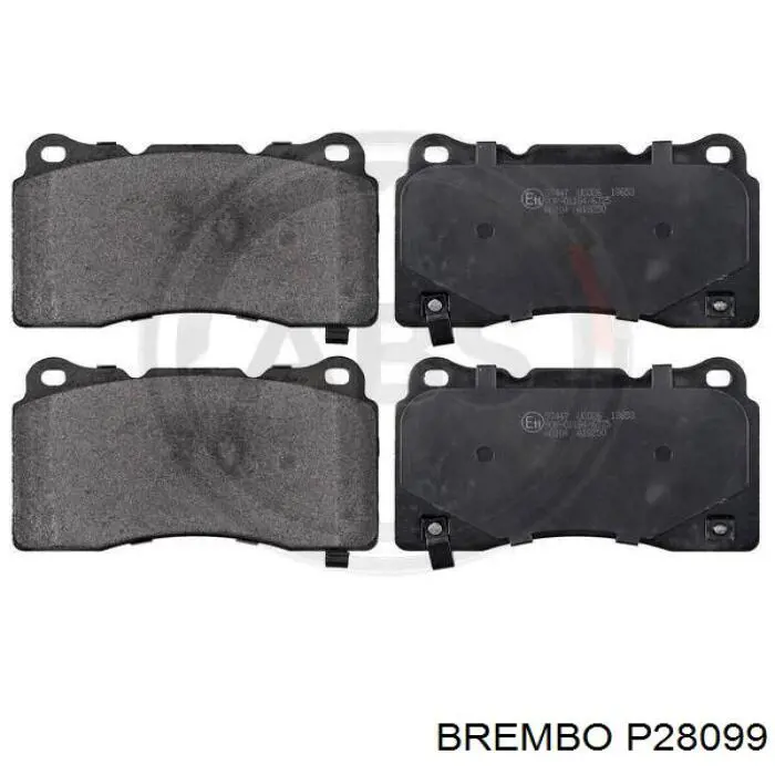 Гальмівні колодки Brembo P28099 ціна, від 54.65 USD