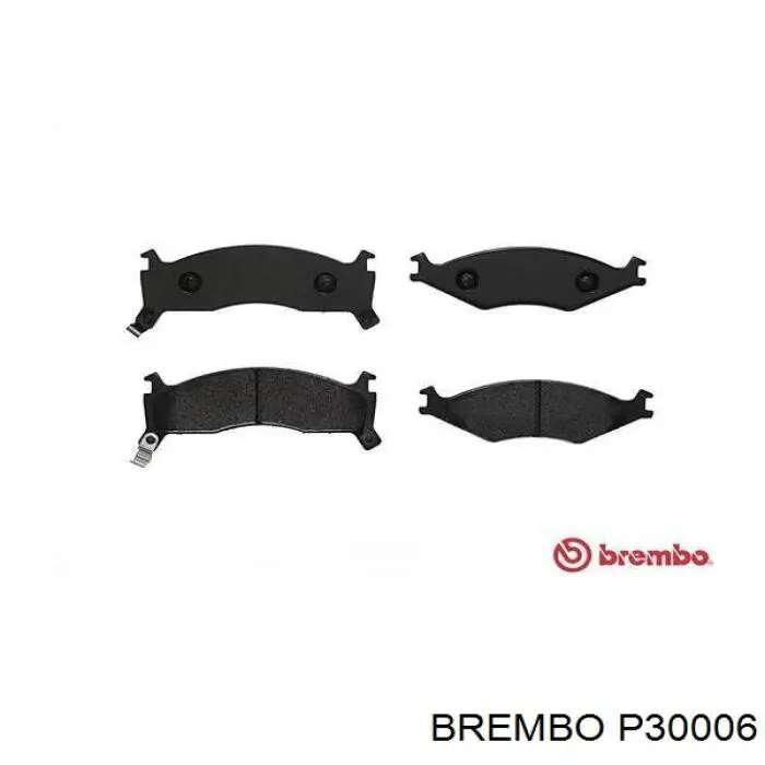 P30006 Brembo колодки гальмівні передні, дискові