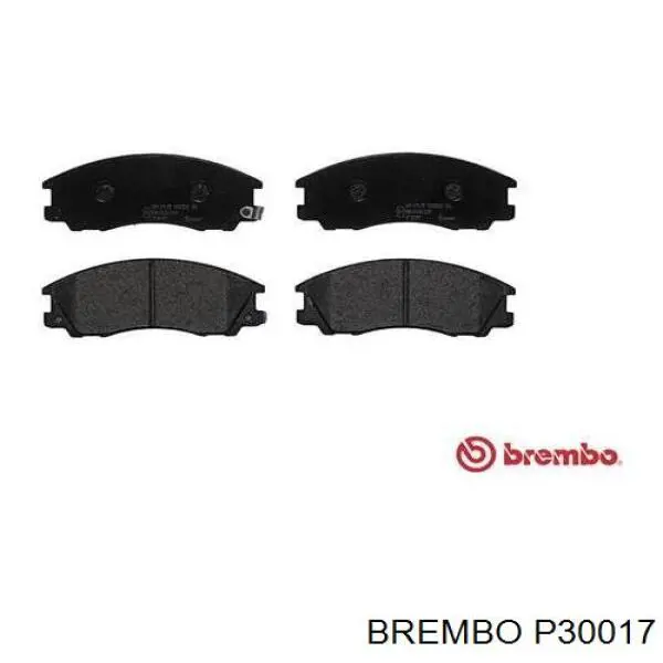 Колодки гальмівні передні, дискові P30017 Brembo