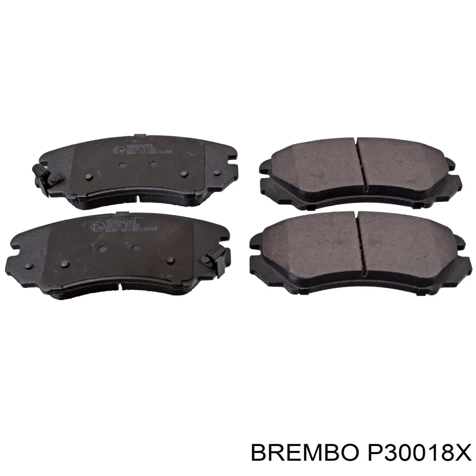 Передні тормозні колодки P30018X Brembo