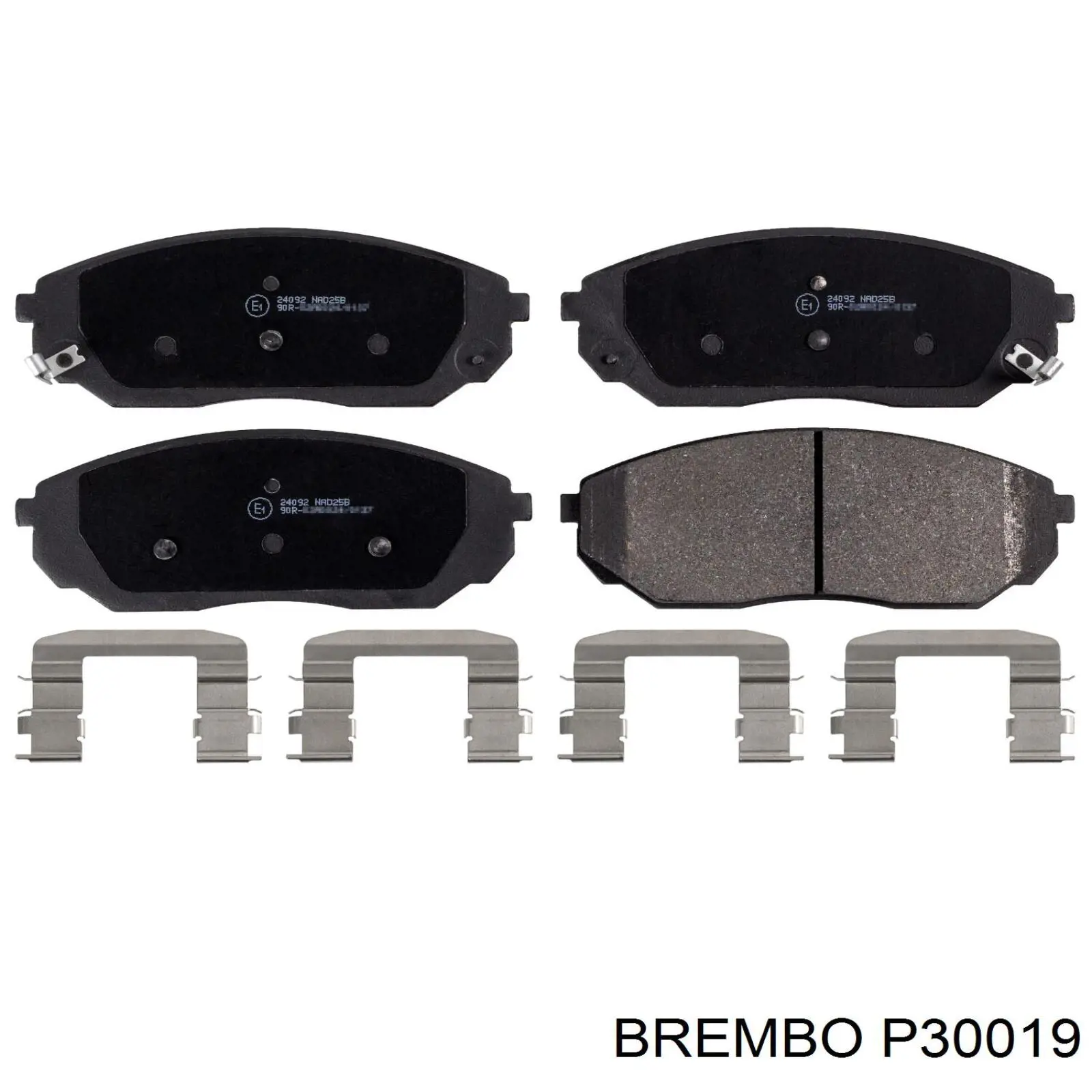 Купити P30019 Brembo Колодки гальмівні передні, дискові