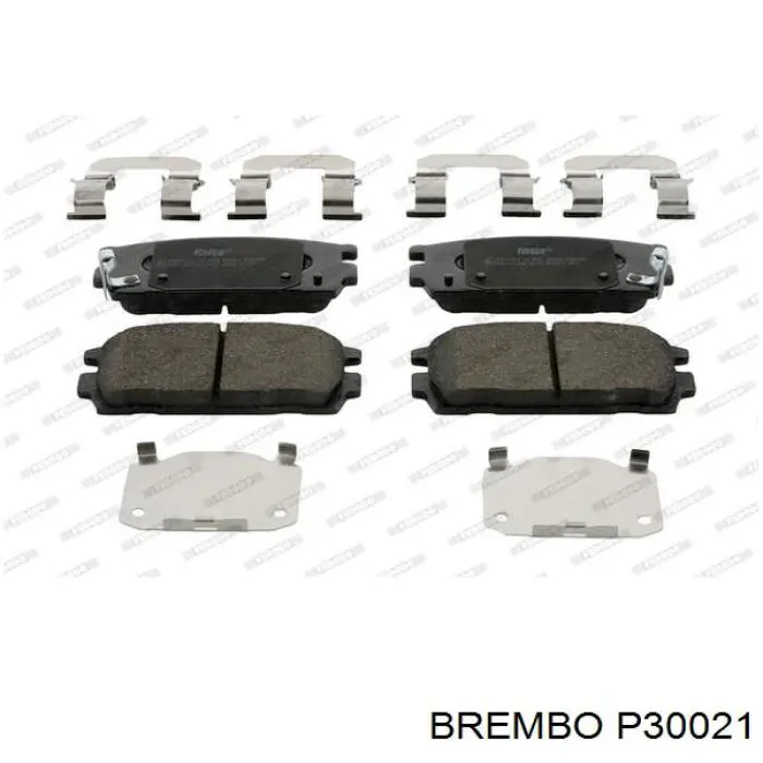 Задні дискові колодки Brembo P30021