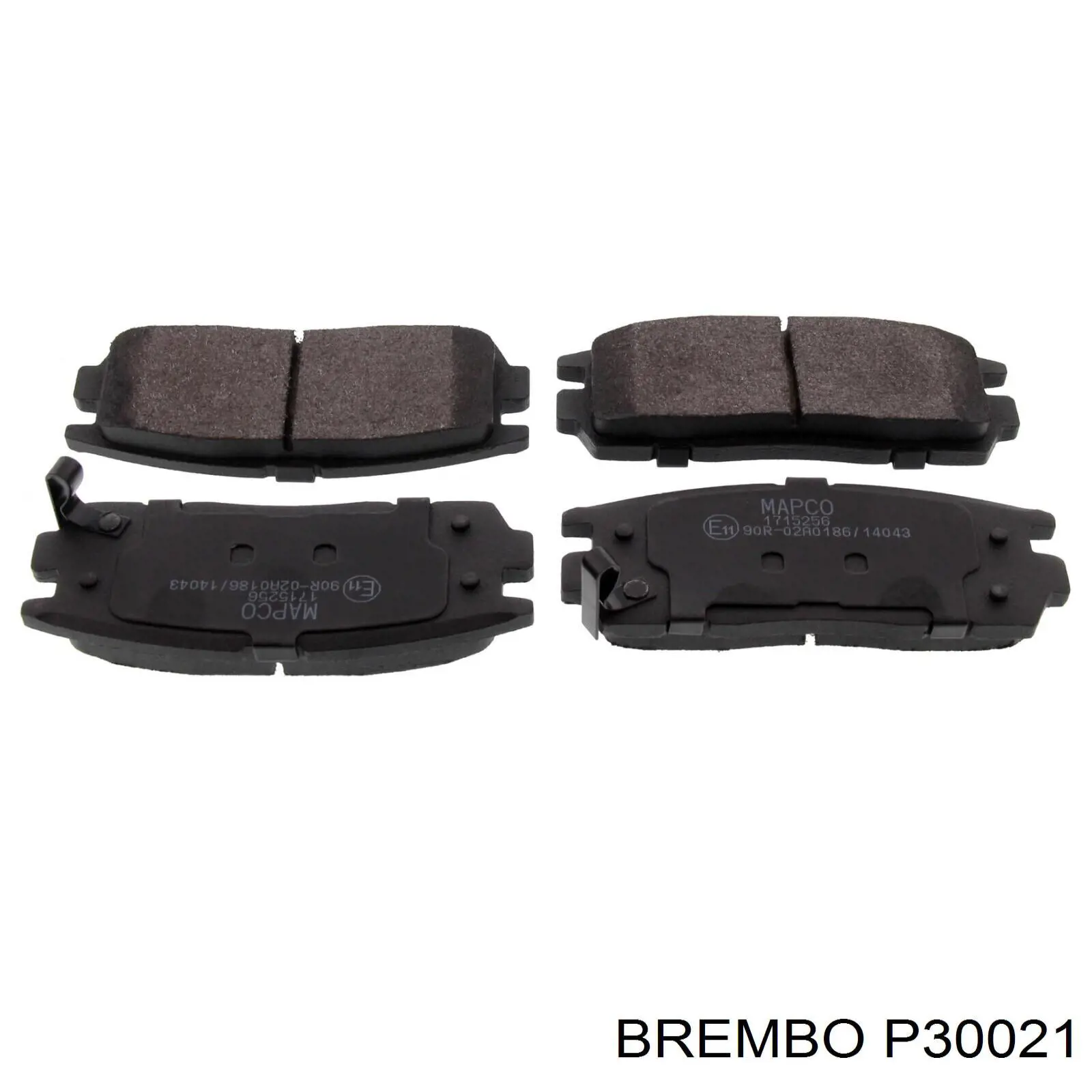 Купити P30021 Brembo Задні колодки