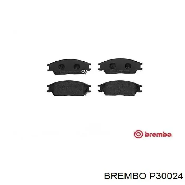 P30024 Brembo колодки гальмівні передні, дискові