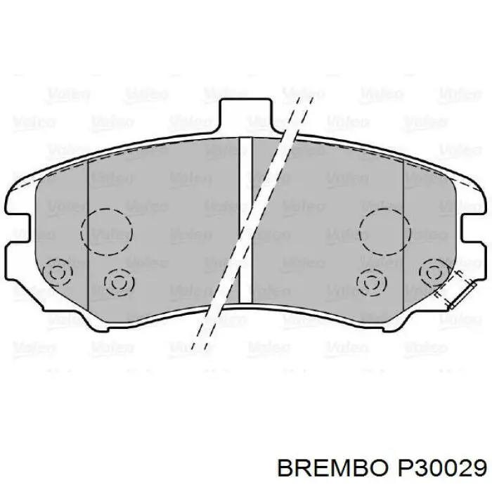 Передні тормозні колодки P30029 Brembo