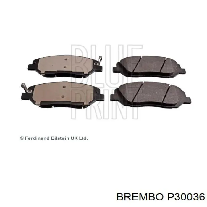 Гальмівні колодки Brembo P30036 ціна, від 28.38 USD