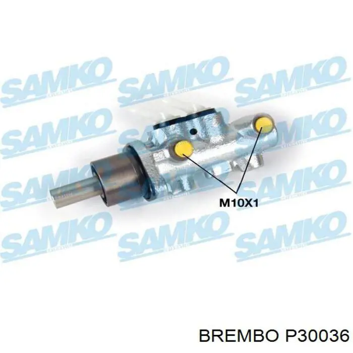P30036 Brembo колодки гальмівні передні, дискові