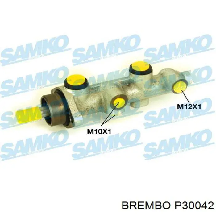 P30042 Brembo колодки гальмівні передні, дискові