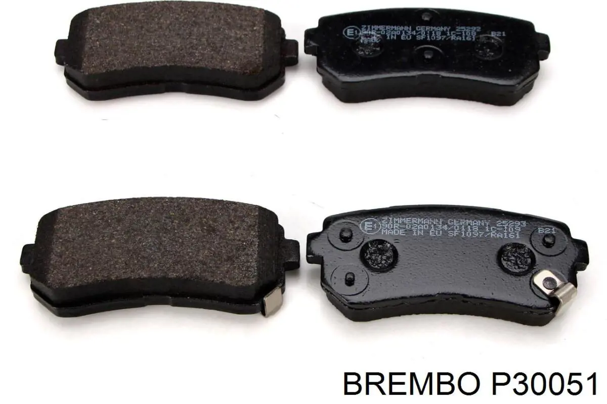 Задні дискові колодки Brembo P30051