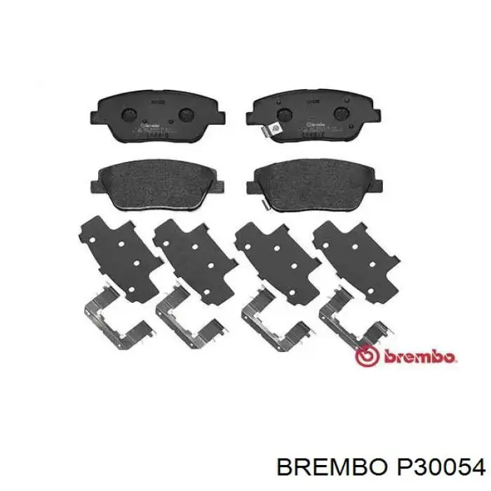 Задні гальмівні колодки P30054 Brembo