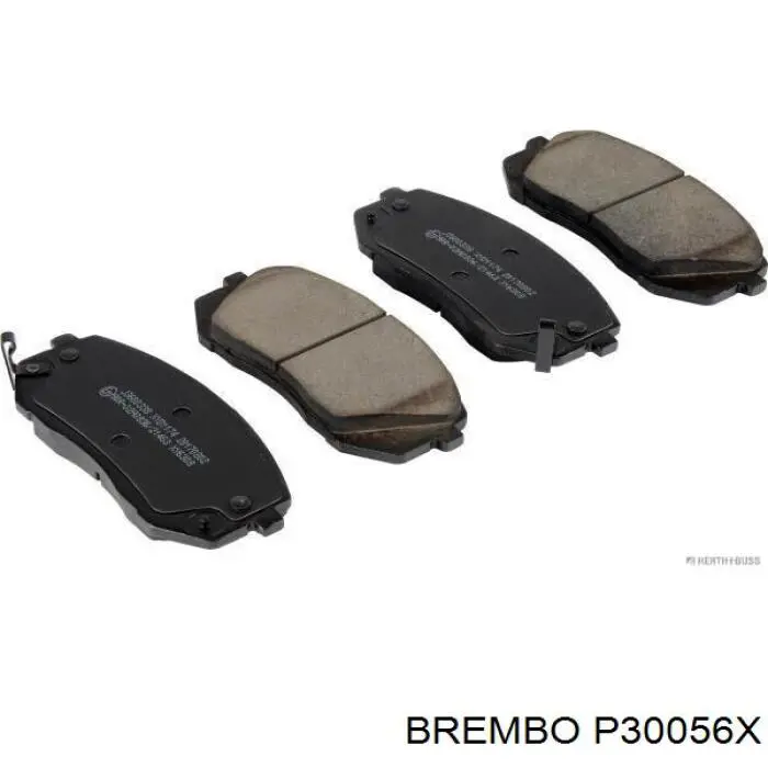 Купити P30056X Brembo Колодки гальмівні передні, дискові