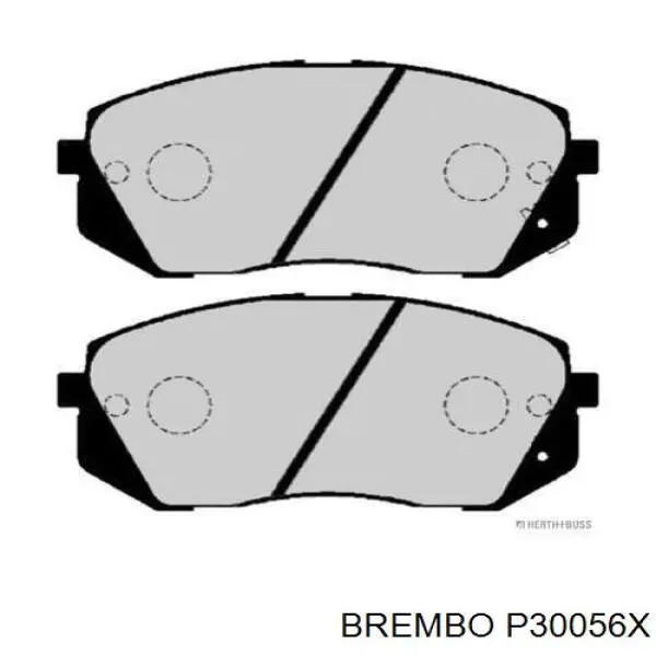Передні тормозні колодки P30056X Brembo
