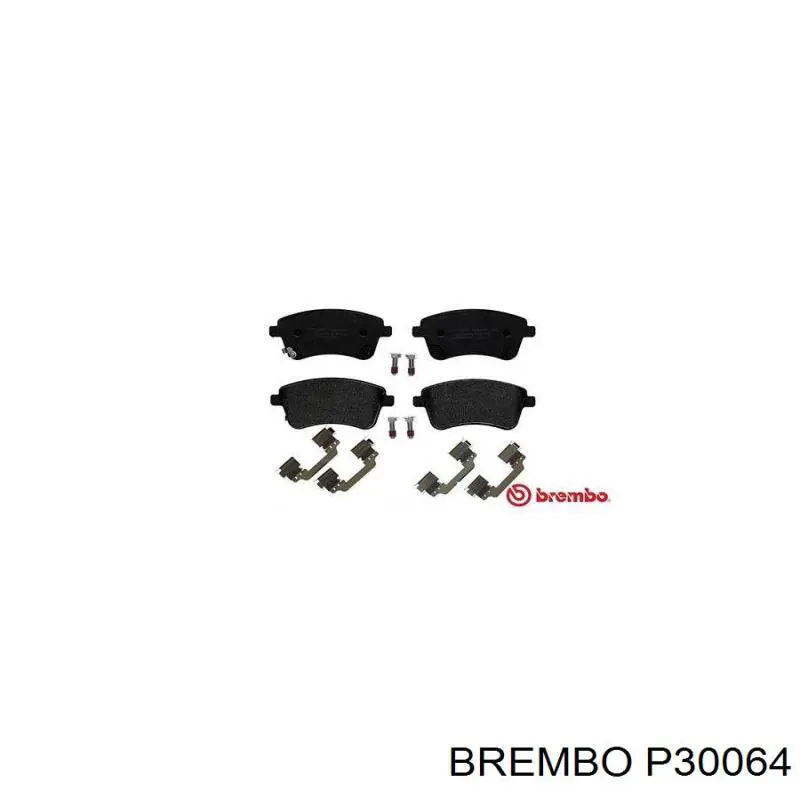 Купити P30064 Brembo Колодки гальмівні передні, дискові