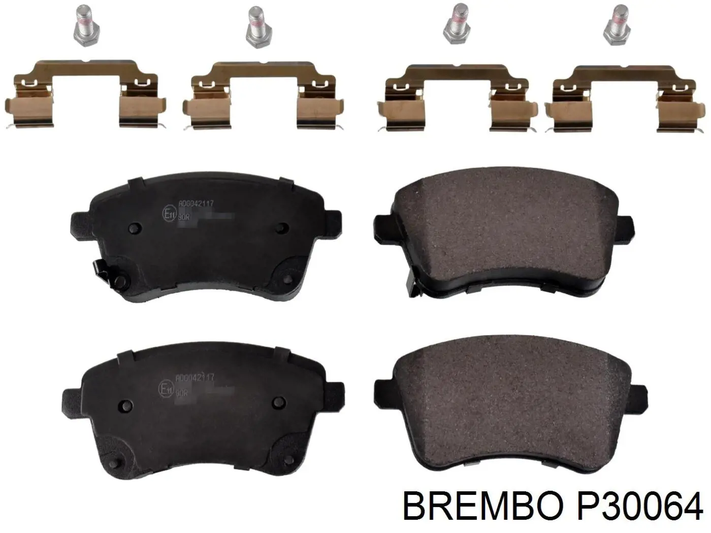 Колодки гальмівні передні, дискові P30064 Brembo