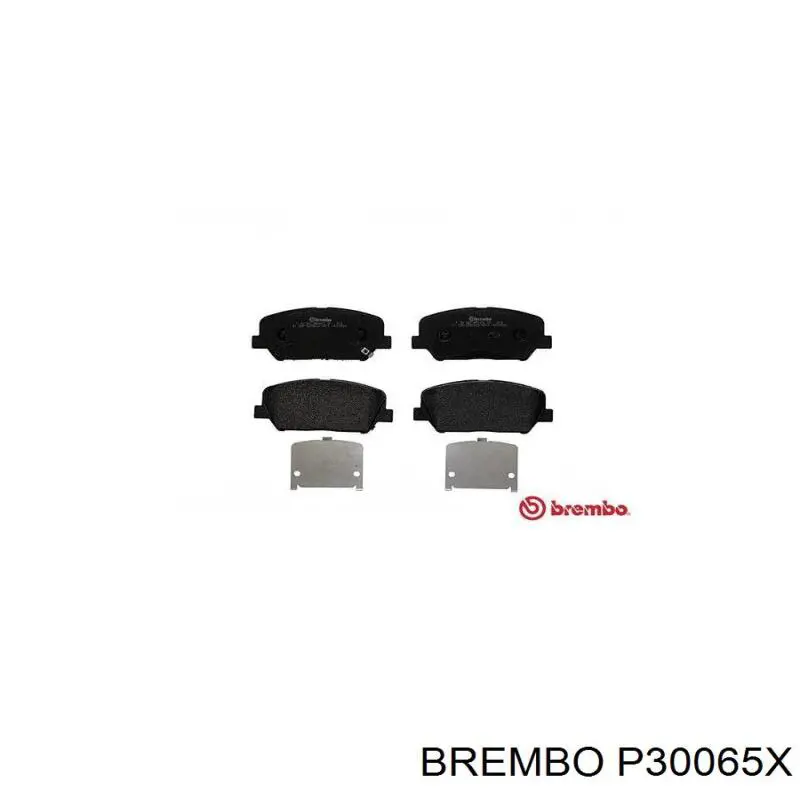 Передні тормозні колодки P30065X Brembo