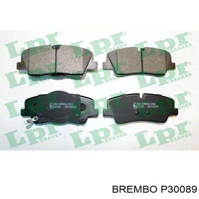 Задні гальмівні колодки P30089 Brembo