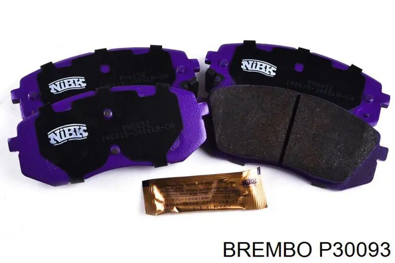 Купити P30093 Brembo Колодки гальмівні передні, дискові
