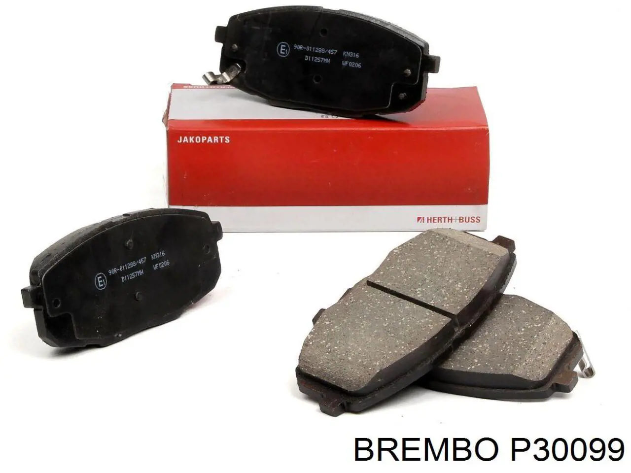 Купити P30099 Brembo Колодки гальмівні передні, дискові