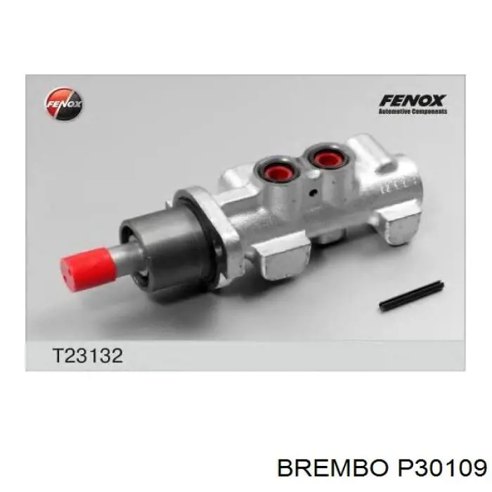 Колодки гальмові задні, дискові P30109 Brembo