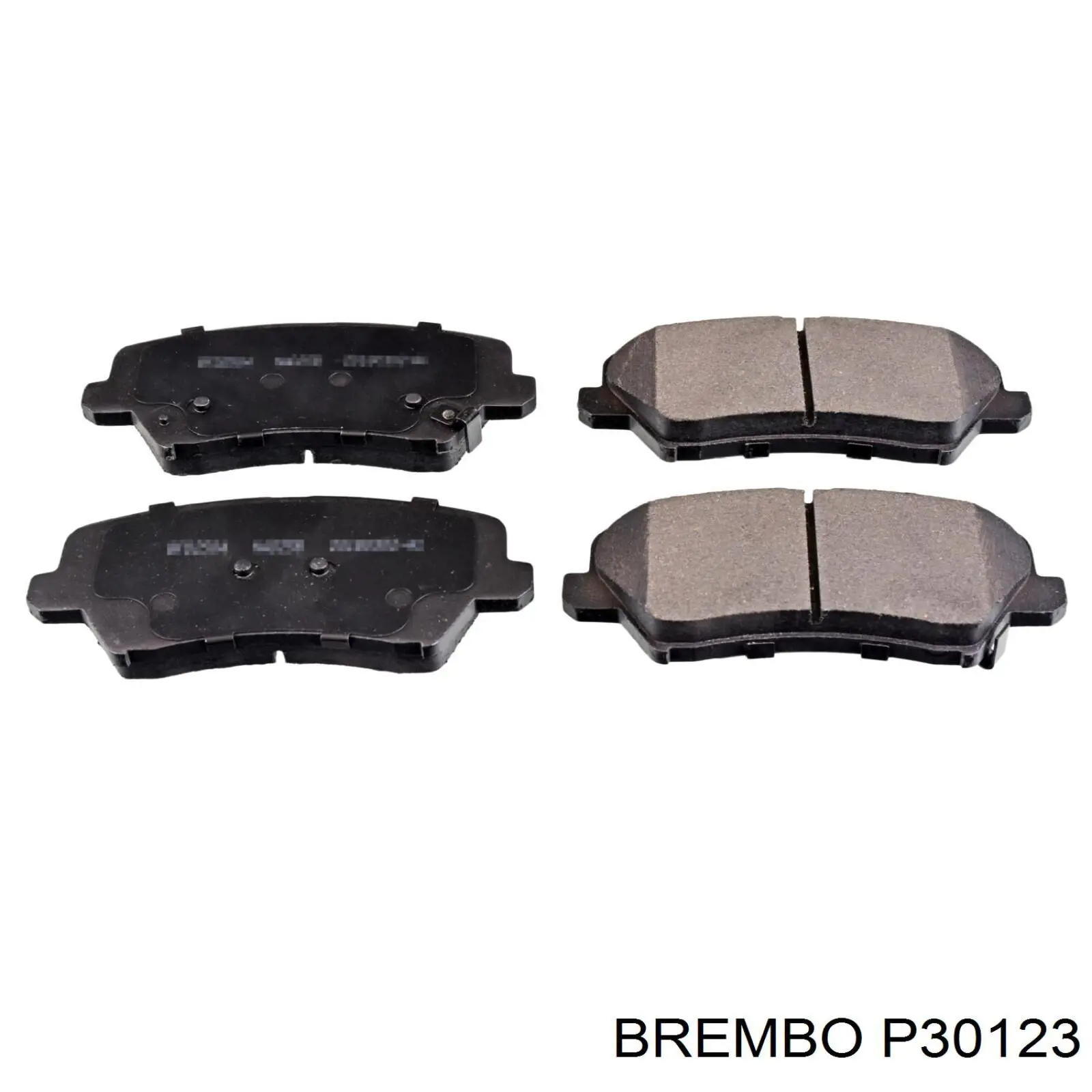 Колодки гальмівні передні, дискові P30123 Brembo