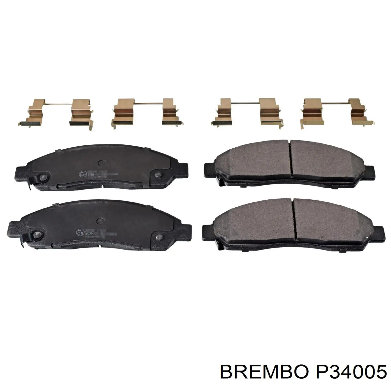 Гальмівні колодки Brembo P34005 ціна, від 35.04 USD