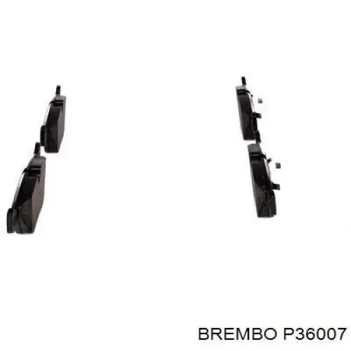 P36007 Brembo Передні гальмівні колодки