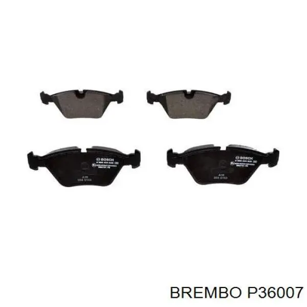Купити P36007 Brembo Колодки гальмівні передні, дискові