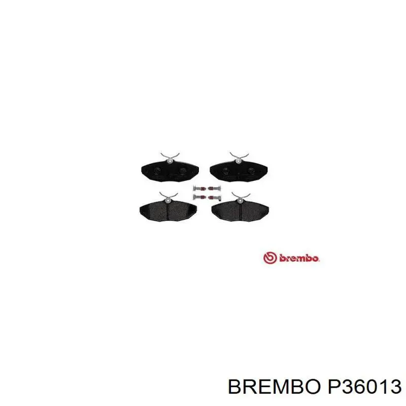 Задні гальмівні колодки Brembo P36013 ціна, від 23.38 USD