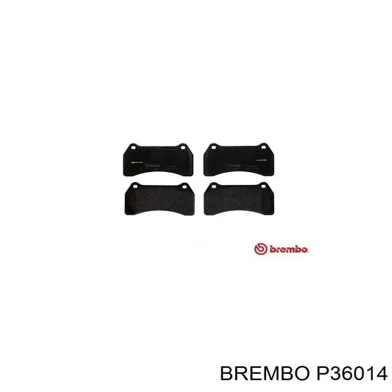 Купити P36014 Brembo Колодки гальмівні передні, дискові