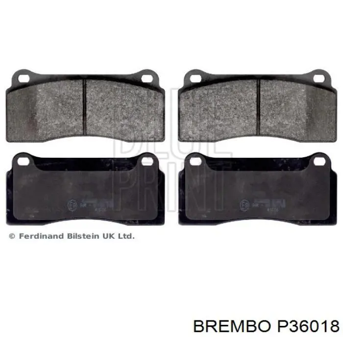 Передні тормозні колодки P36018 Brembo