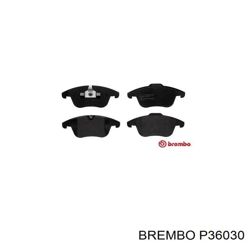 Купити P36030 Brembo Колодки гальмівні передні, дискові