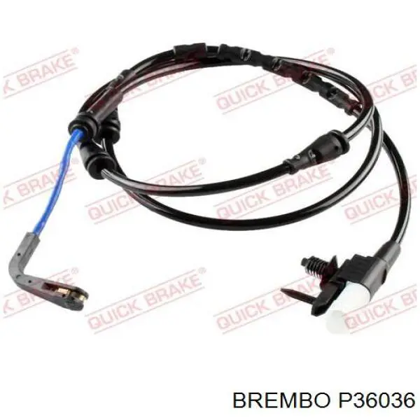 Колодки гальмівні передні, дискові P36036 Brembo