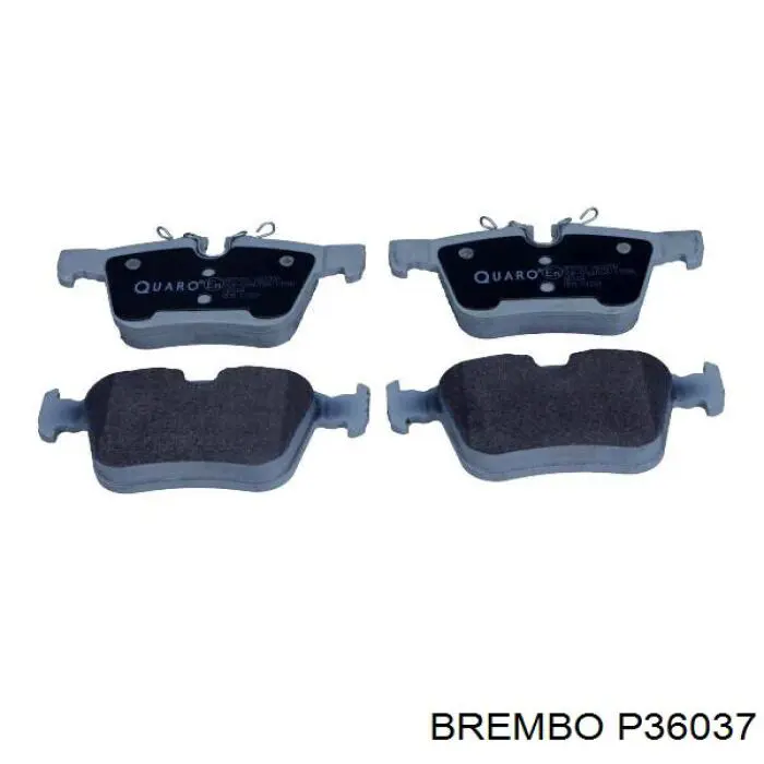 Купити P36037 Brembo Задні колодки