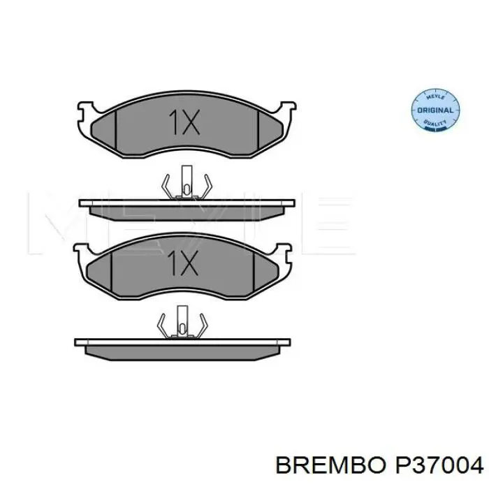 Купити P37004 Brembo Колодки гальмівні передні, дискові