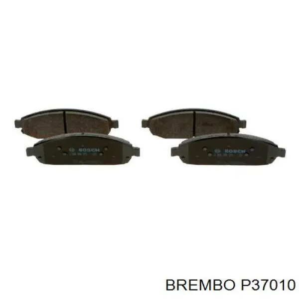 Купити P37010 Brembo Колодки гальмівні передні, дискові