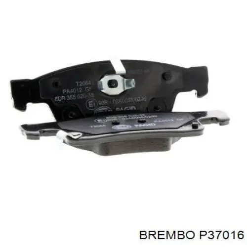 Задні гальмівні колодки P37016 Brembo