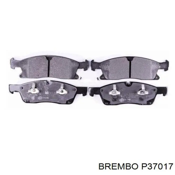 Купити P37017 Brembo Колодки гальмівні передні, дискові