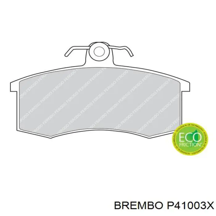 Купити P41003X Brembo Колодки гальмівні передні, дискові
