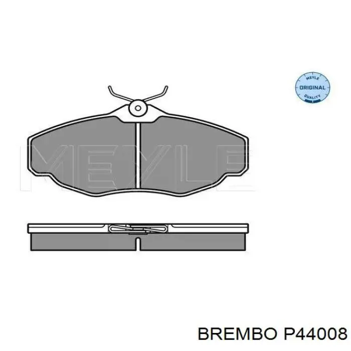 Купити P44008 Brembo Колодки гальмівні передні, дискові