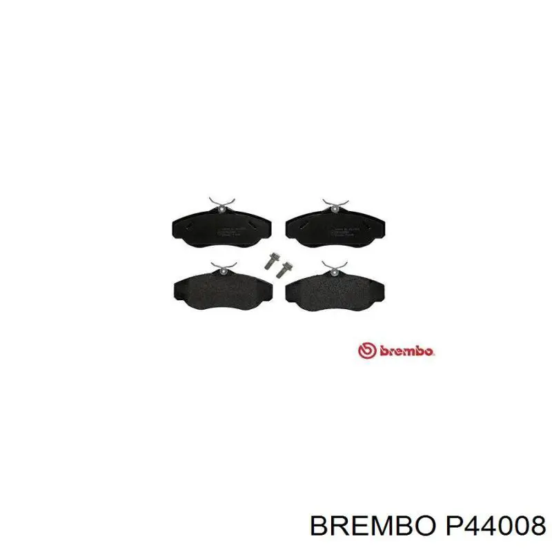 Колодки гальмівні передні, дискові P44008 Brembo