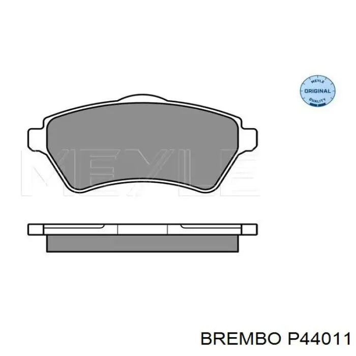 Купити P44011 Brembo Колодки гальмівні передні, дискові