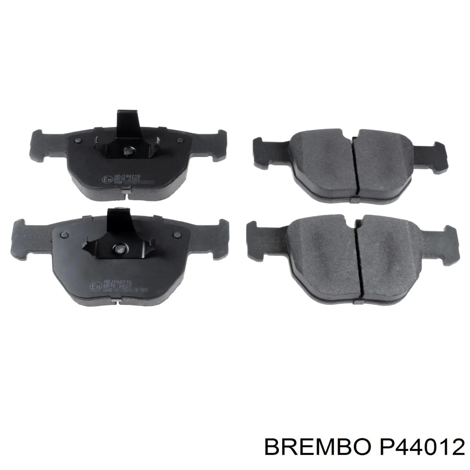 P44012 Brembo колодки гальмівні передні, дискові