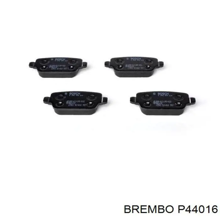 Задні гальмівні колодки P44016 Brembo