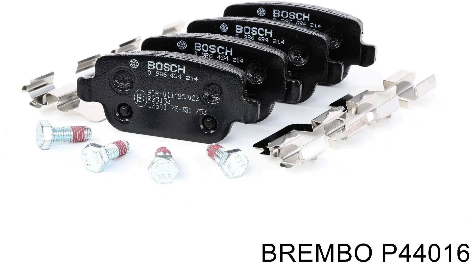 Задні дискові колодки Brembo P44016