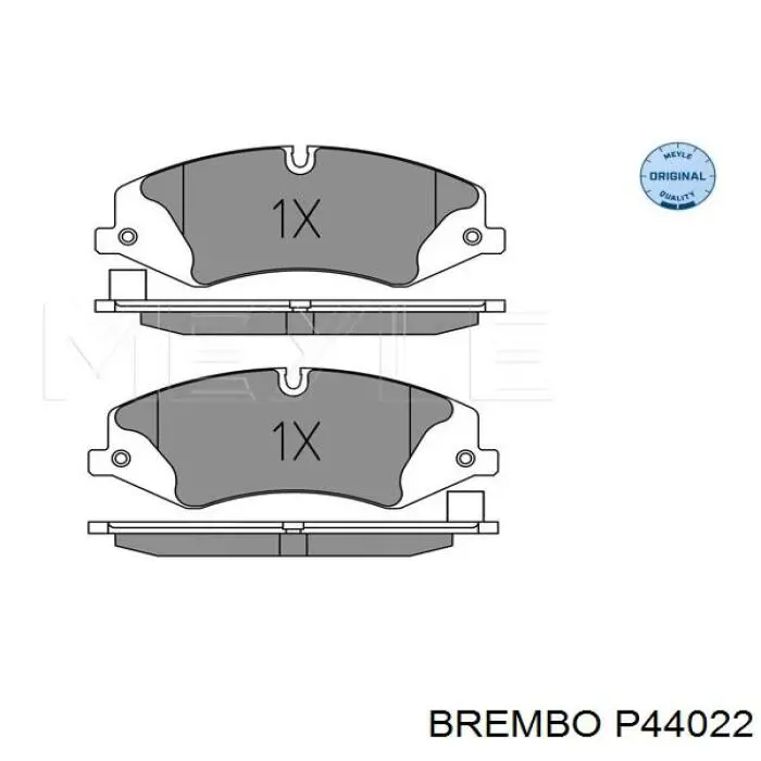 Купити P44022 Brembo Колодки гальмівні передні, дискові