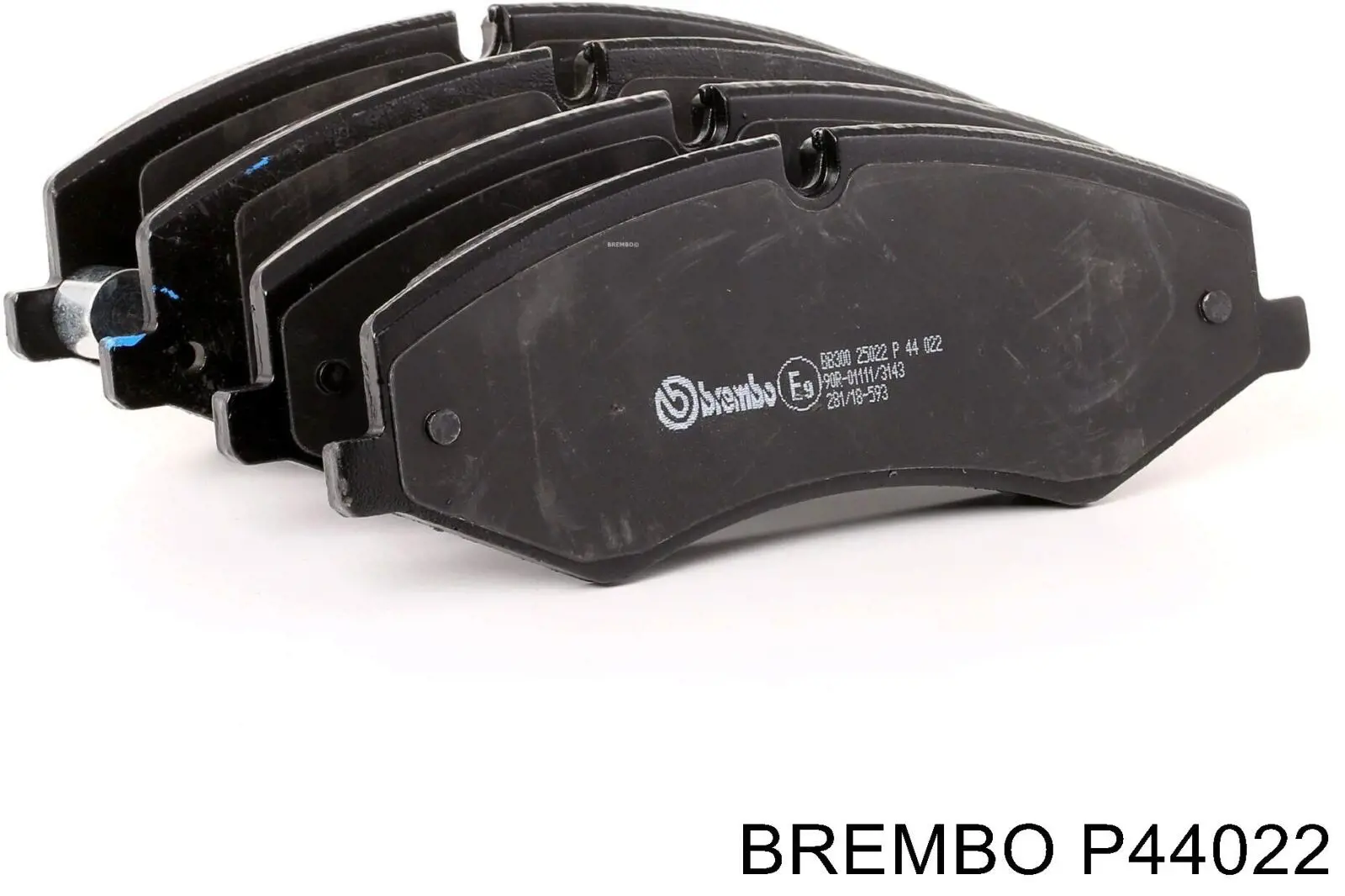 P44022 Brembo колодки гальмівні передні, дискові