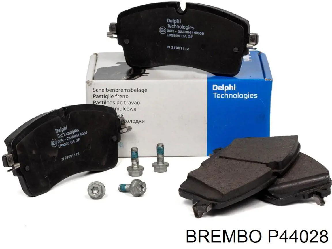 Купити P44028 Brembo Колодки гальмівні передні, дискові