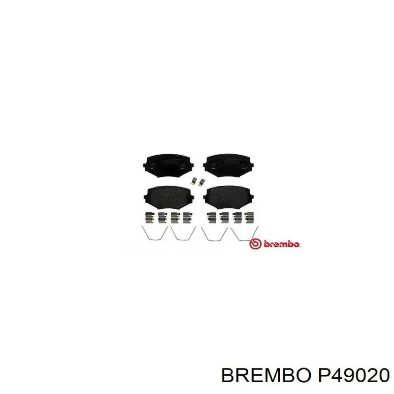 Гальмівні колодки Brembo P49020 ціна, від 17.22 USD