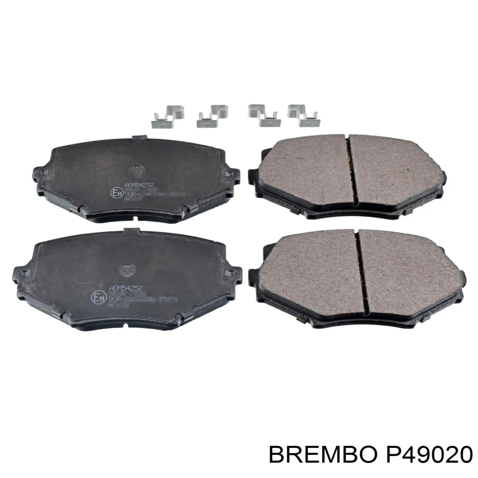 Купити P49020 Brembo Колодки гальмівні передні, дискові