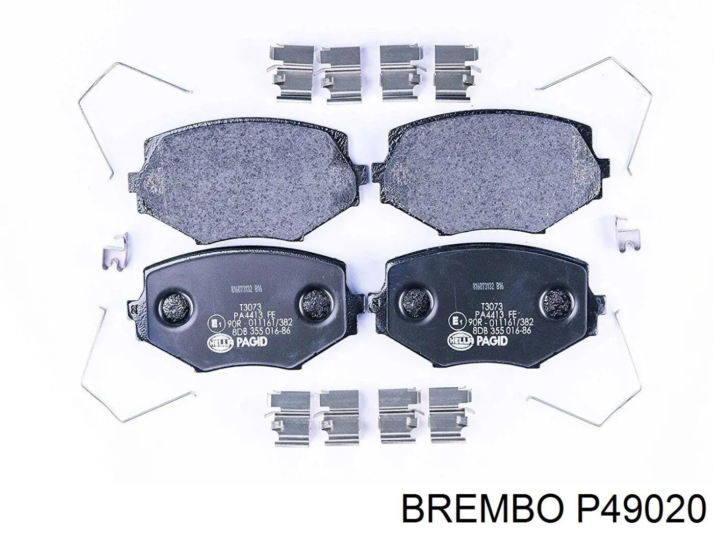 P49020 Brembo Передні гальмівні колодки